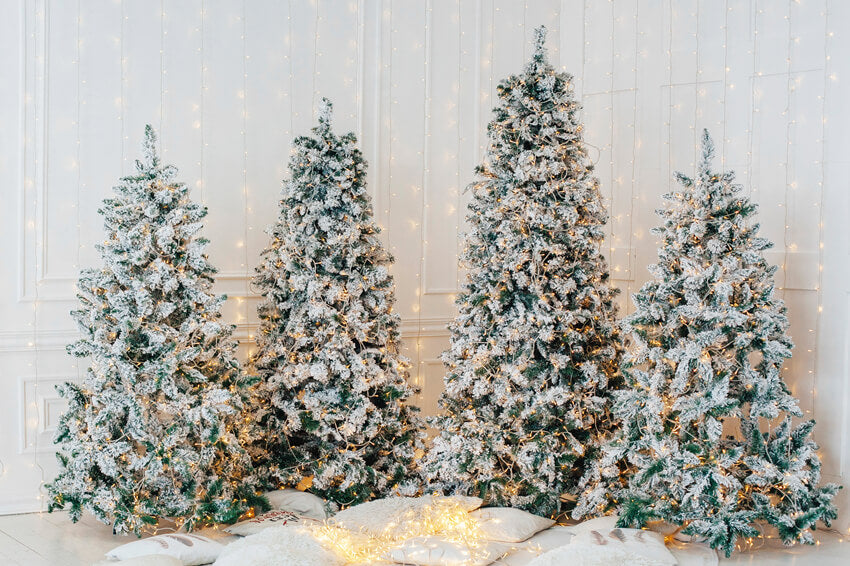 Toile de fond Arbre de Noël Lumineux pour Photomaton M9-16