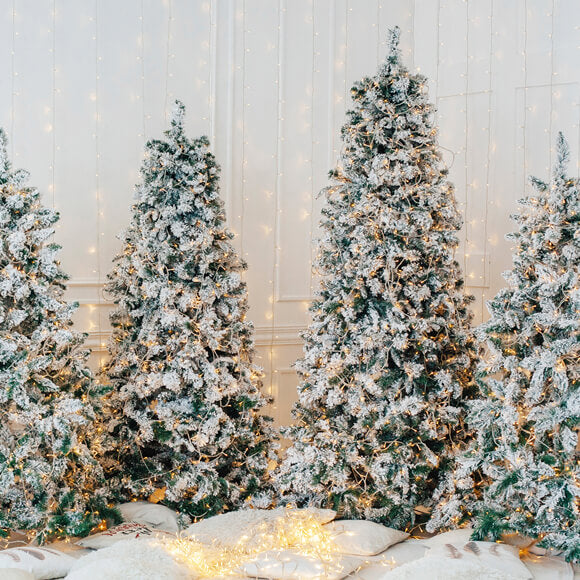 Toile de fond Arbre de Noël Lumineux pour Photomaton M9-16