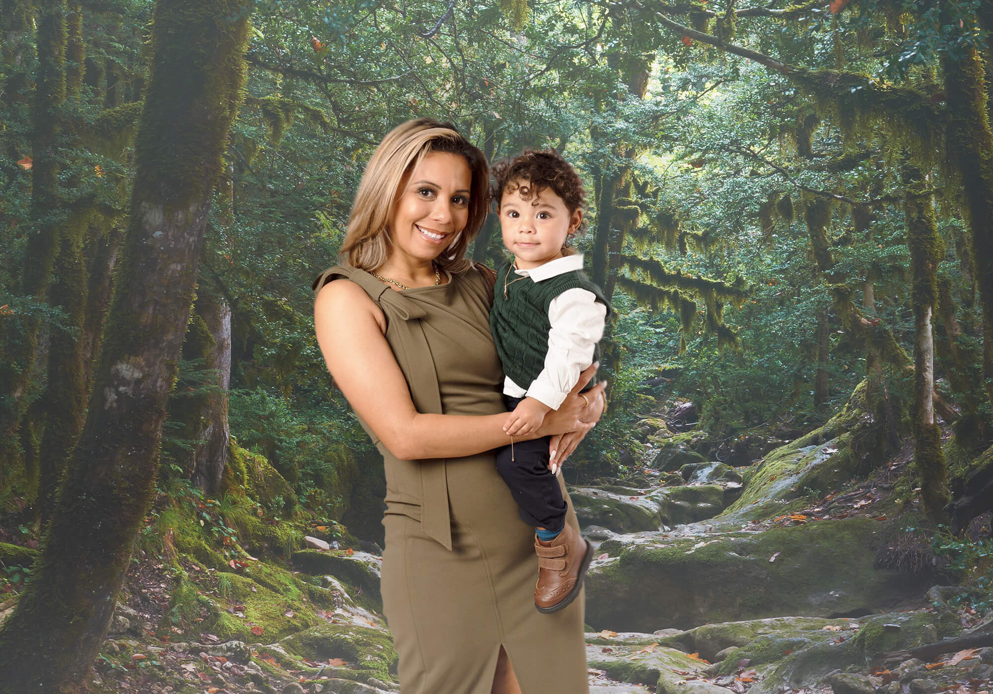 Toile de Fond Mystérieux Sentier Jungle Photographie M9-57