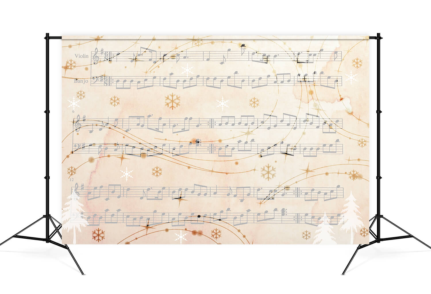 Toile de Fond Chanson de Noël d'Hiver M9-67