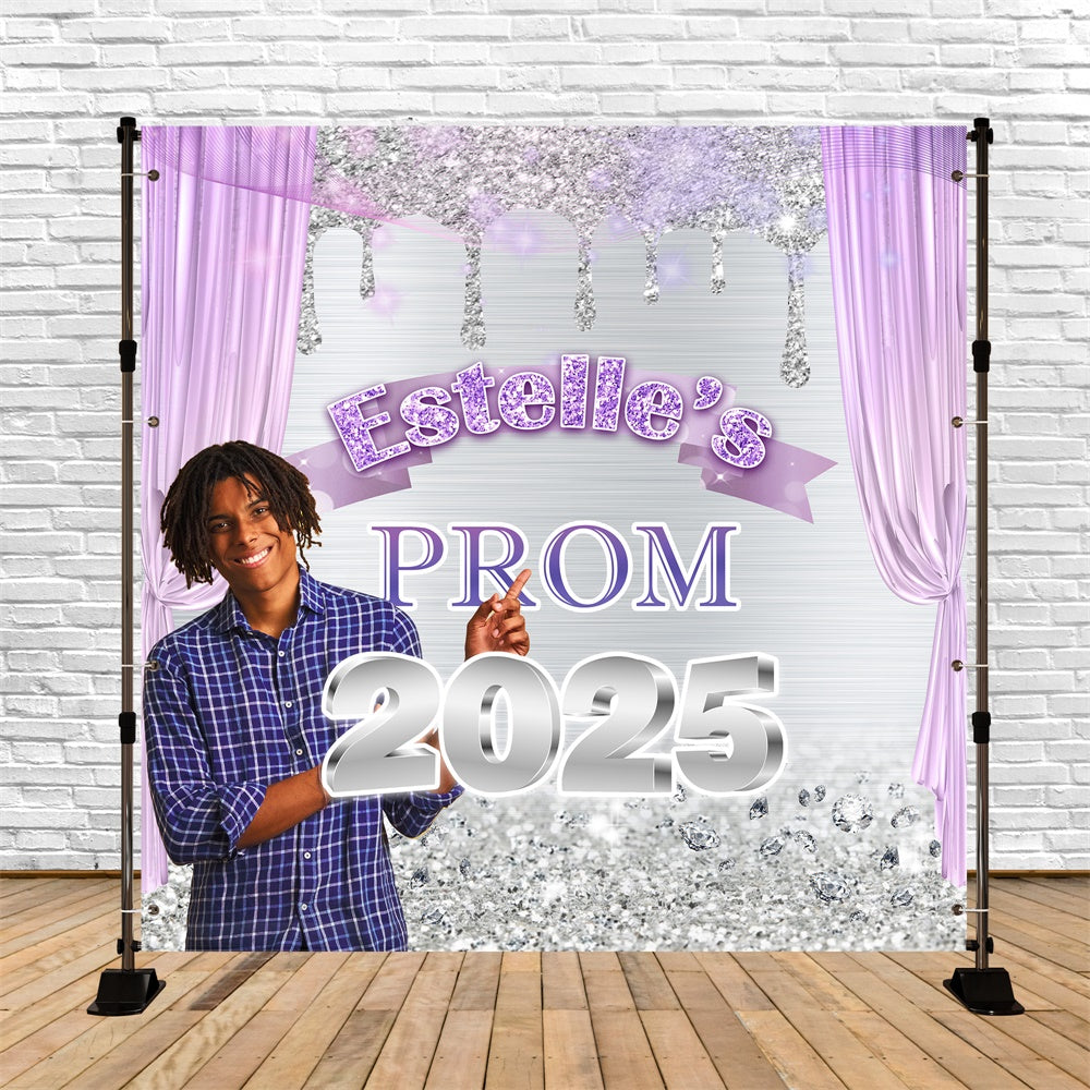 Toile de Fond de Bal Rideau Somptueux Étincelant Personnalisée MRR5-14