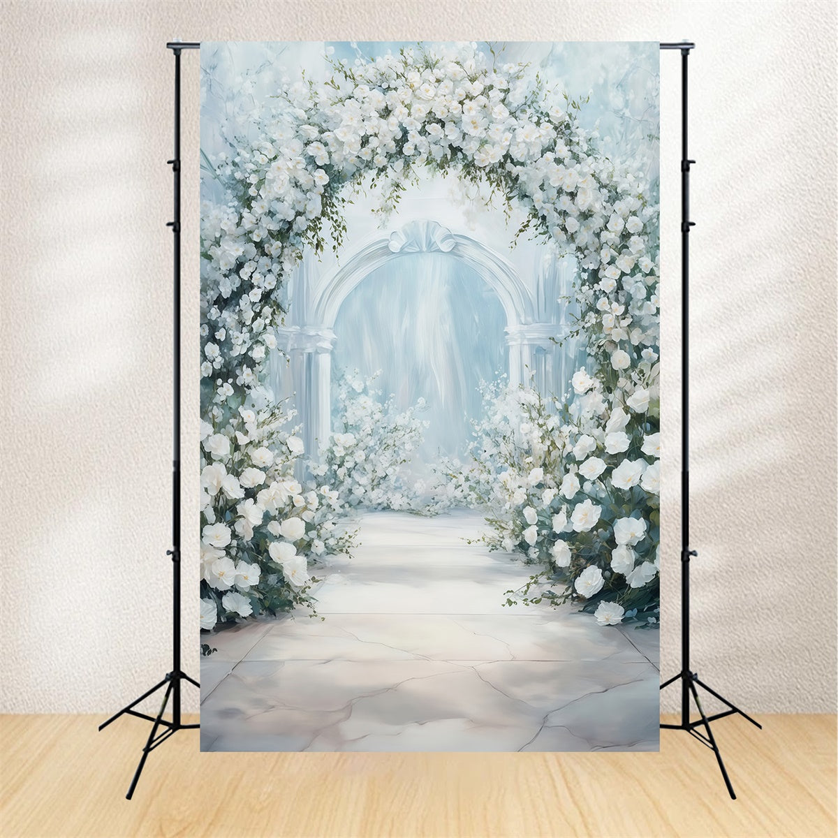 Toile de fond Photographie Art Raffiné Jardin Angélique de Roses MRR7-207