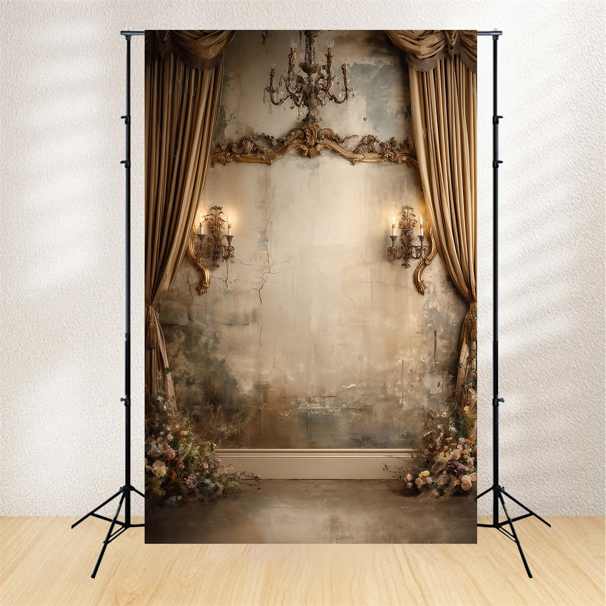 Toile de fond Vintage Mur Vieilli Lustre MRR7-238