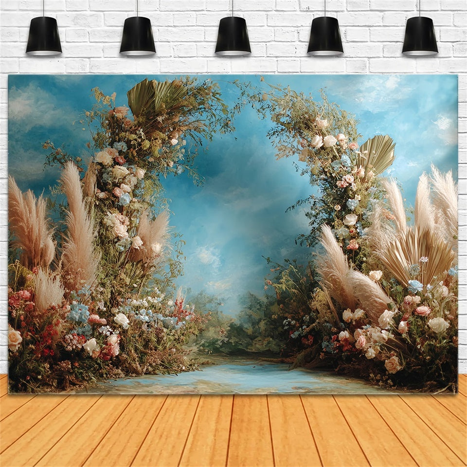 Toile de fond photo bohème Jardin Voûte Céleste MRR7-241