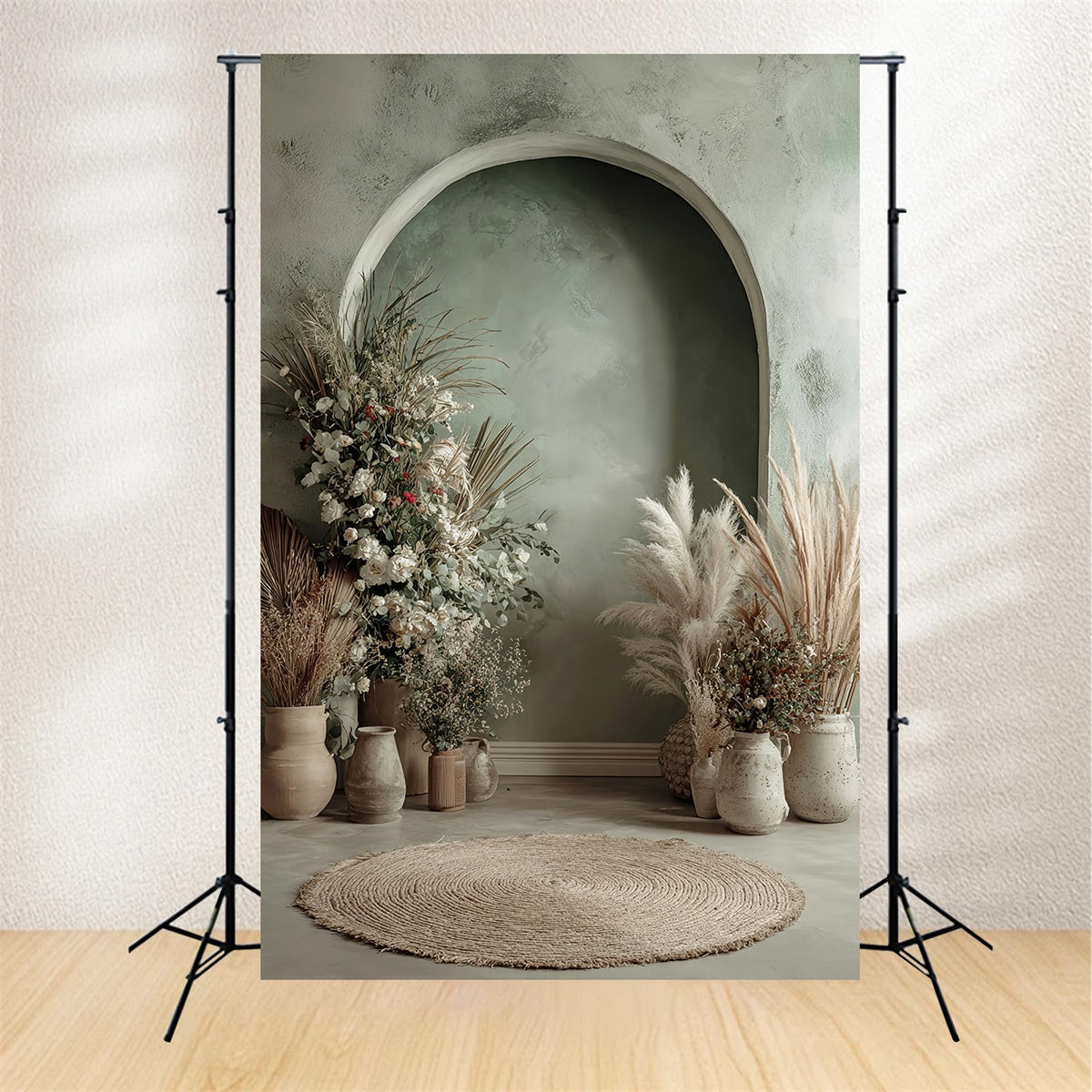 Toile de fond bohème Coin Botanique Bohème MRR7-280