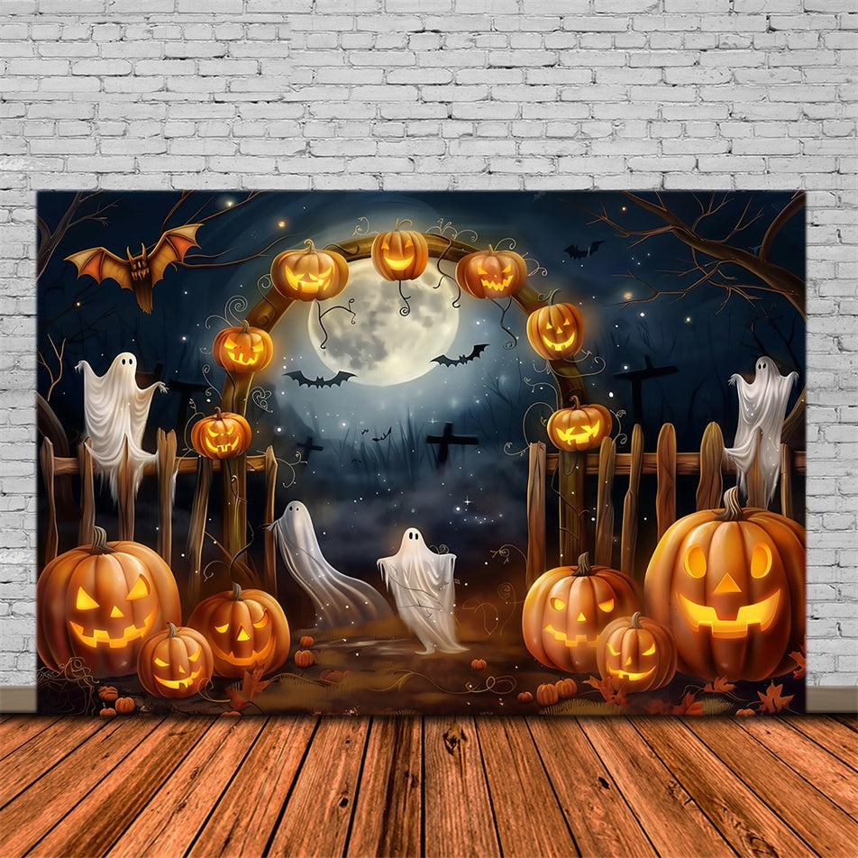 Toile de fond Photo Halloween Arche de Moisson Hantée MRR7-37