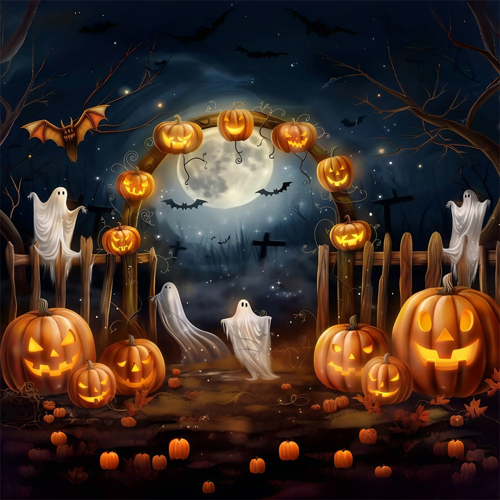 Toile de fond Photo Halloween Arche de Moisson Hantée MRR7-37