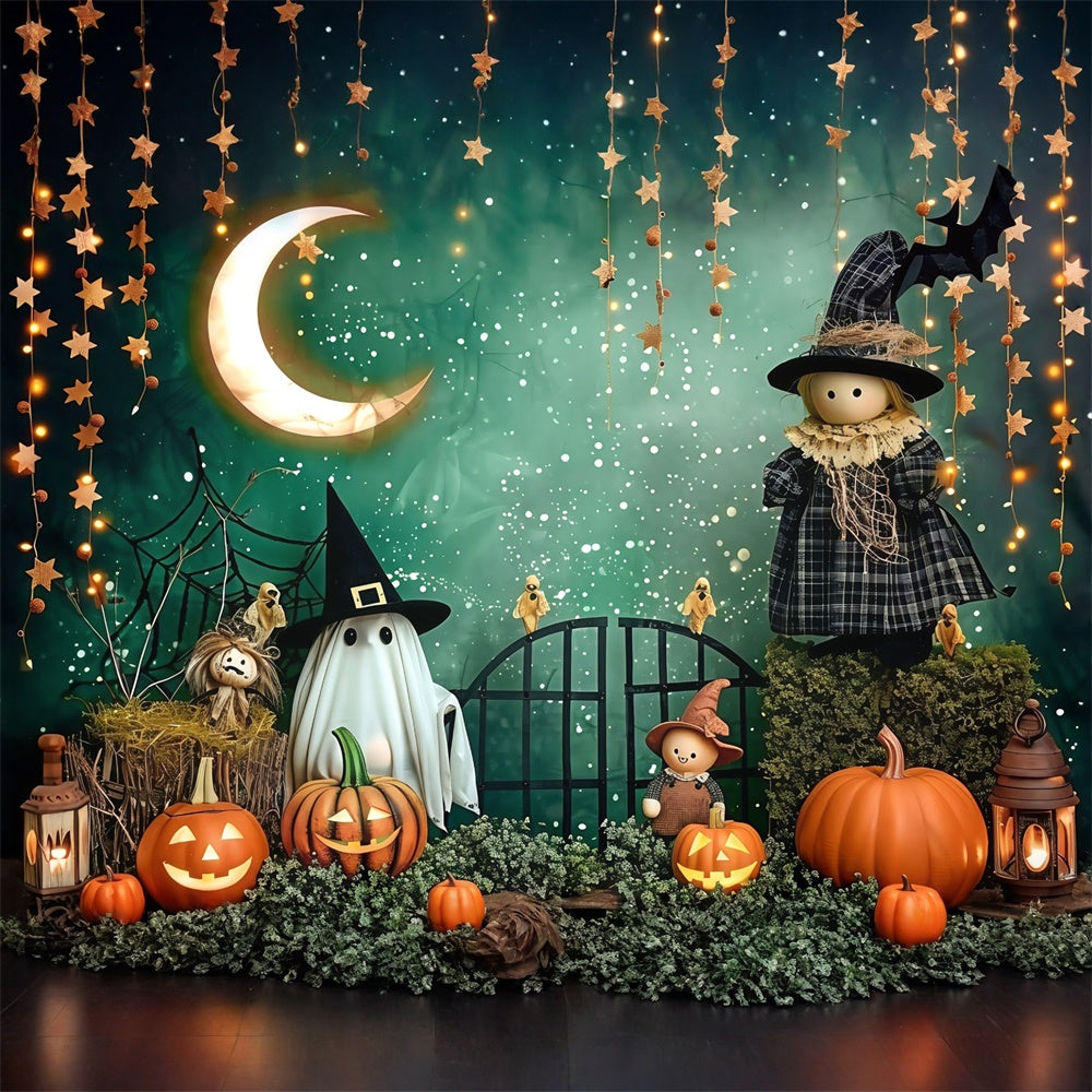 Toile de fond Halloween Parade de Poupées au Clair de Lune MRR7-40