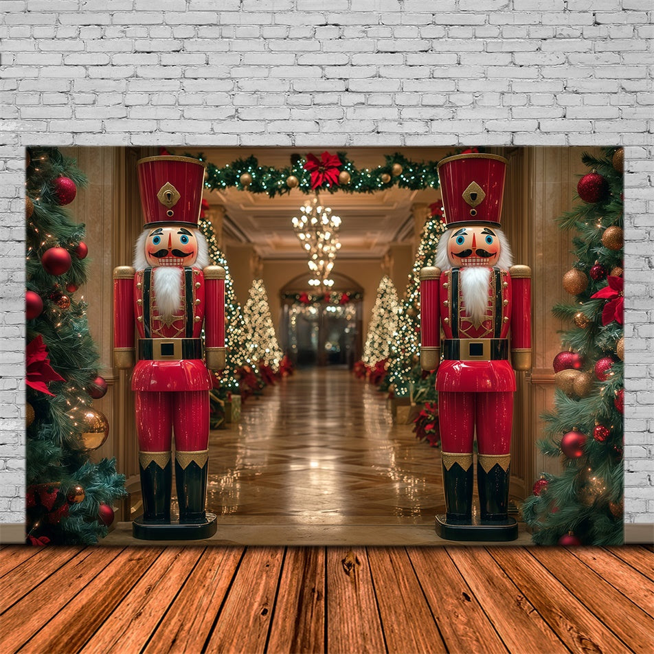 Toile de fond Noël Couloir Casse-Noisette Classique MRR7-83