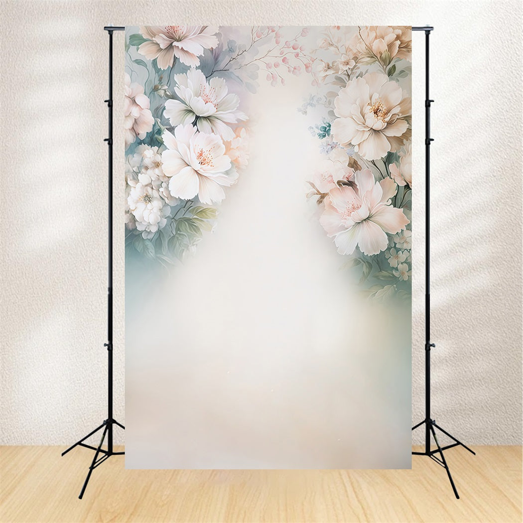 Toile de fond Maternité Peinture Fleur Vintage Abstraite Photo MRR8-276