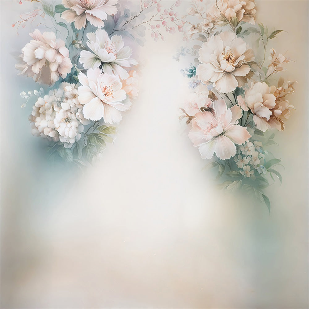 Toile de fond Maternité Peinture Fleur Vintage Abstraite Photo MRR8-276