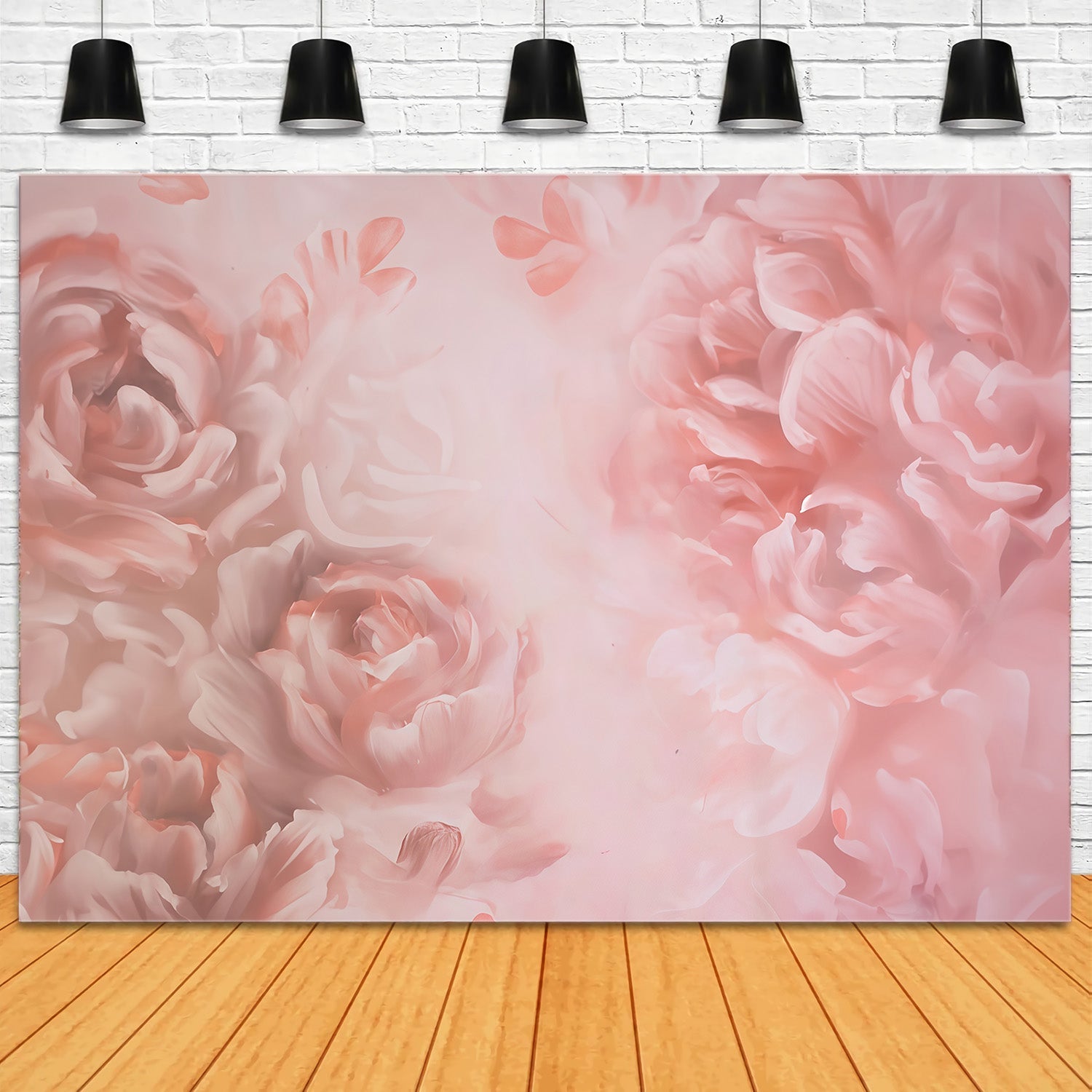 Toile de fond Floral Pétales Roses Douces Fleurs Épanouies Photo MRR9-111