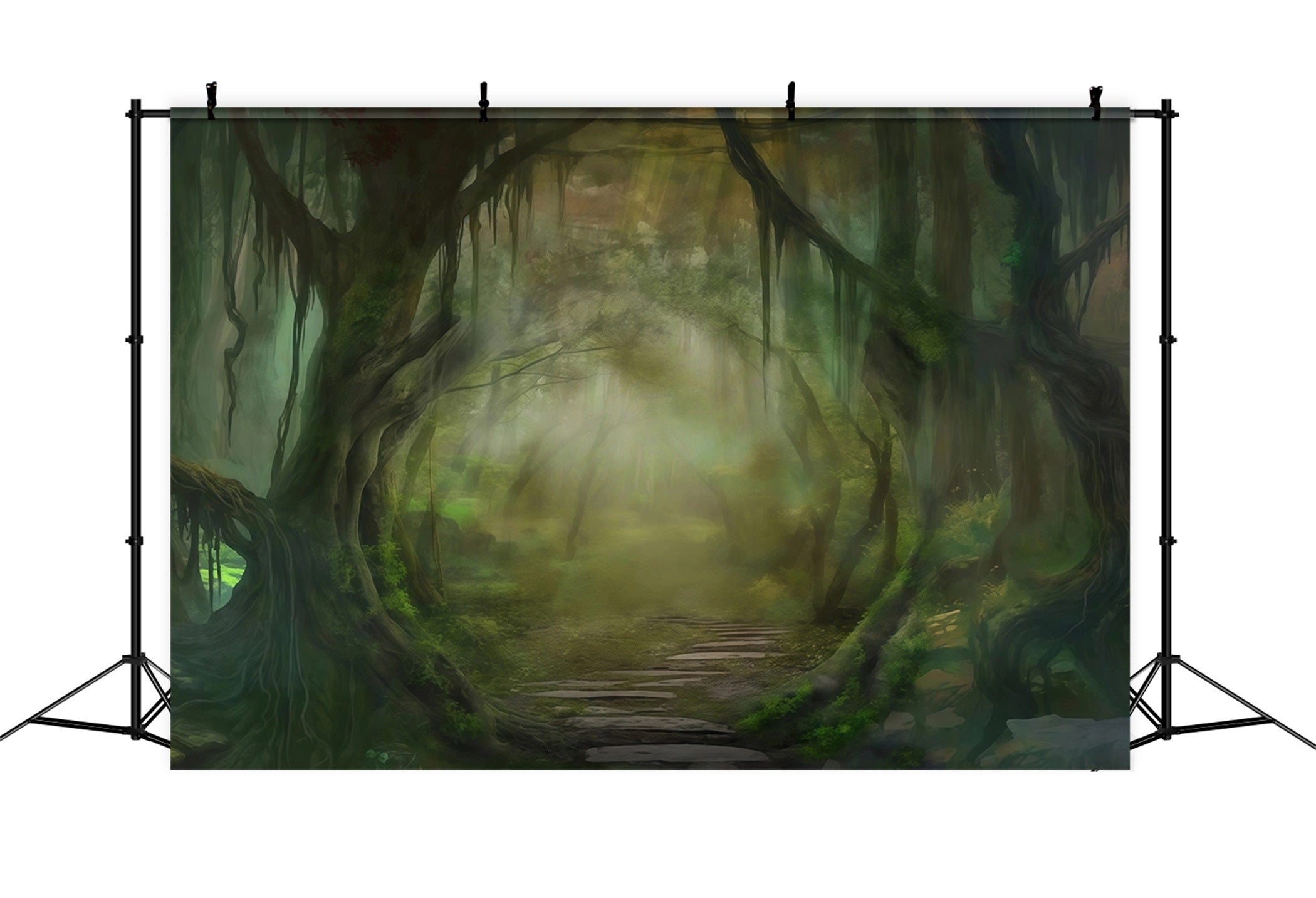 Toile de fond Forêt Enchantée Allée Brumeuse MRR9-22