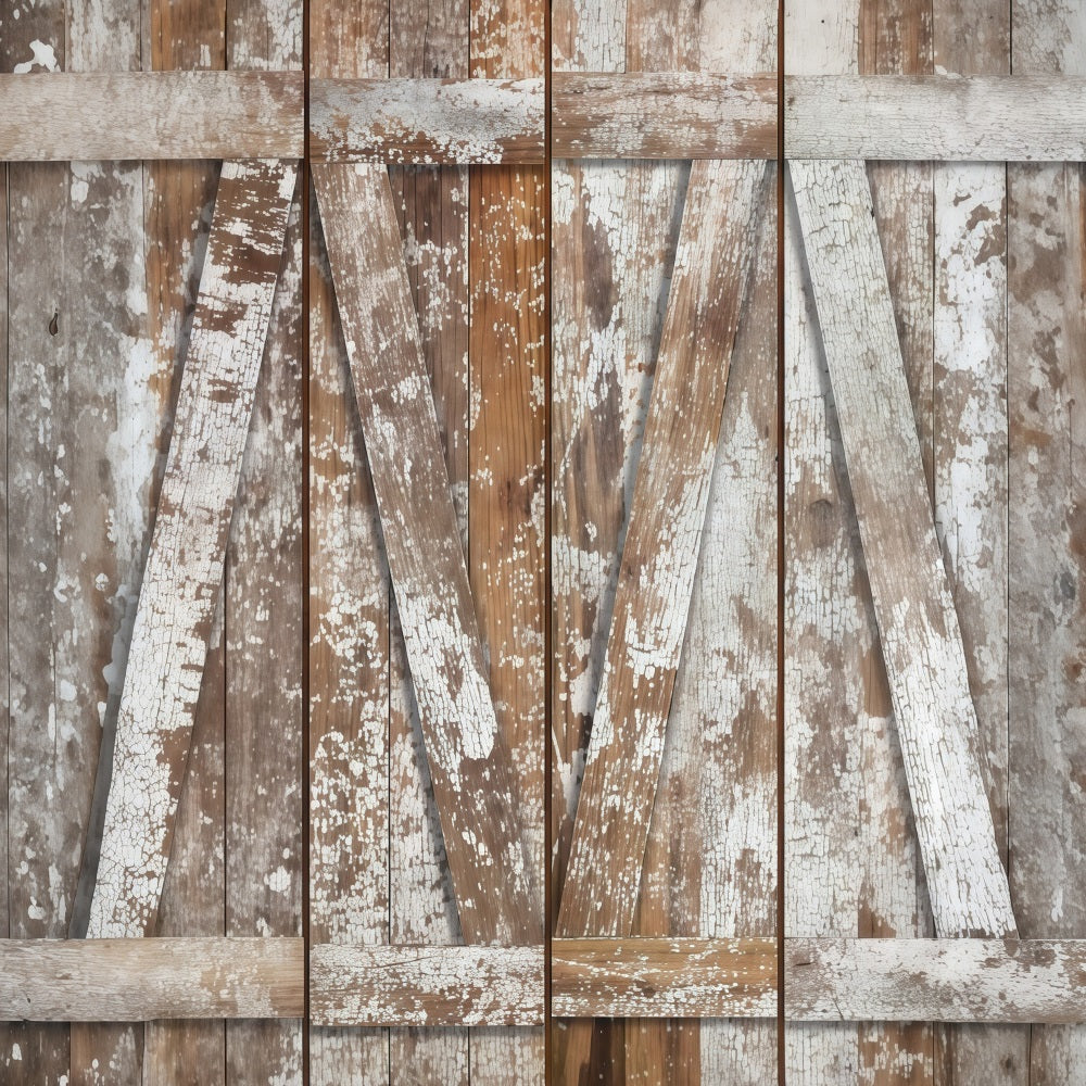 Toile de fond Bois Rustique Planches Vieillies Grange Rustique Bois MRR9-66