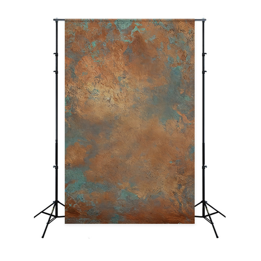 Toile de fond Peinture Mur Patine Cuivre Texturé Beaux-Arts MRR9-67