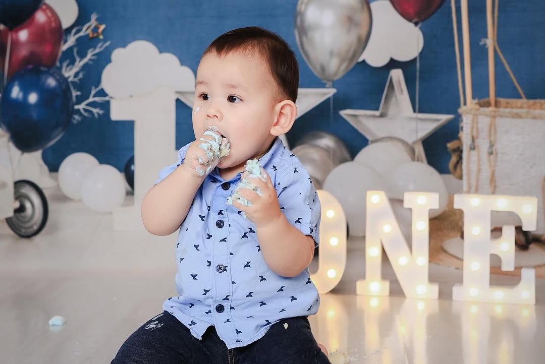 Enfants Joyeux 1er Anniversaire Fête Toile de Fond SH-759