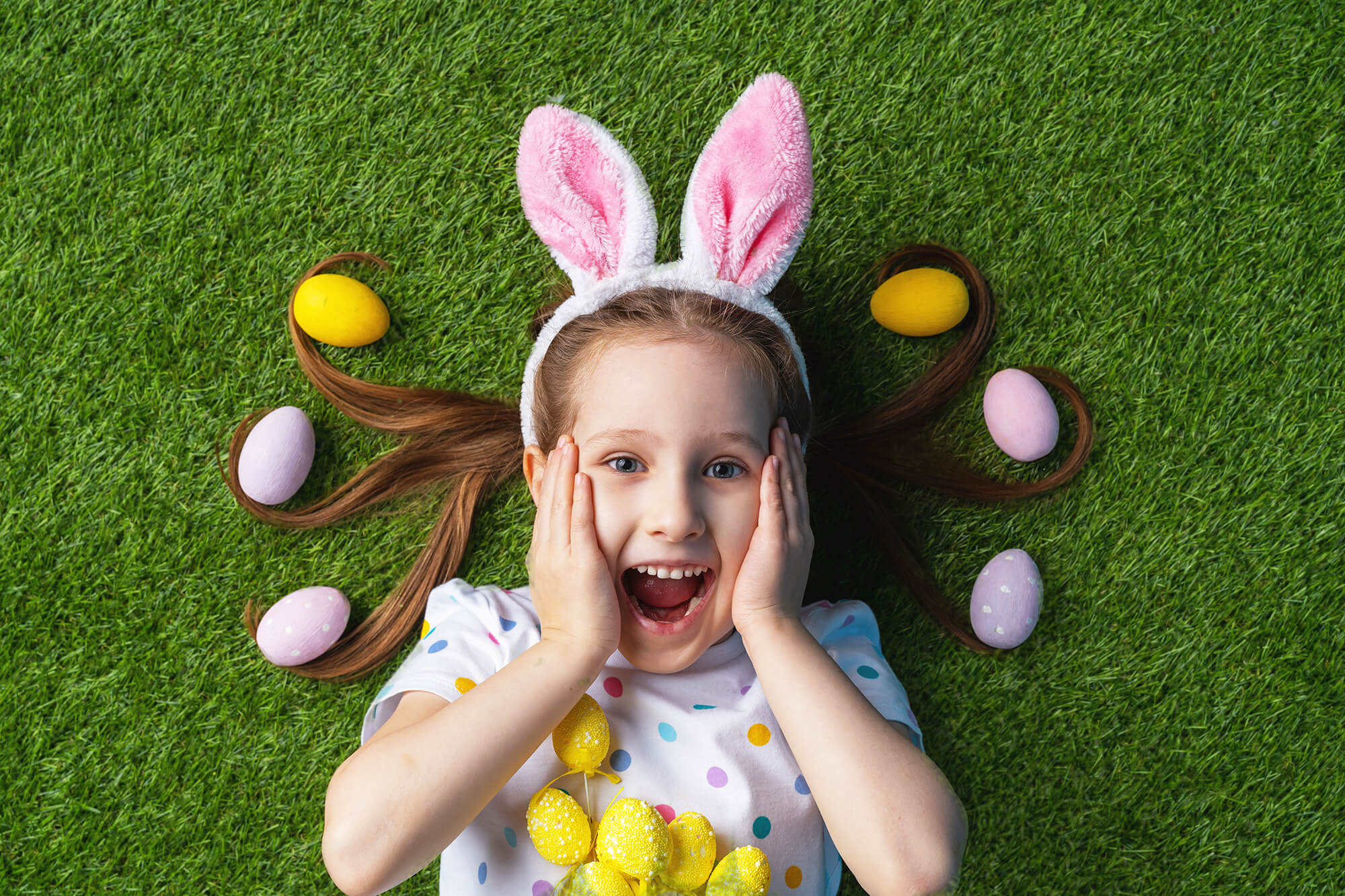 Tapis de sol en caoutchouc herbe verte printemps pour la photographie RM12-53