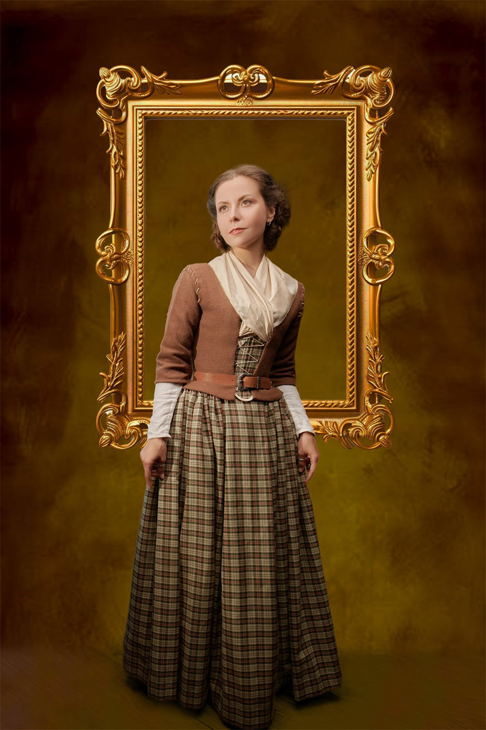 Esthero Art Vintage Métal Cadre Photo Rectangulaire Abstrait Toile de fond RR4-54