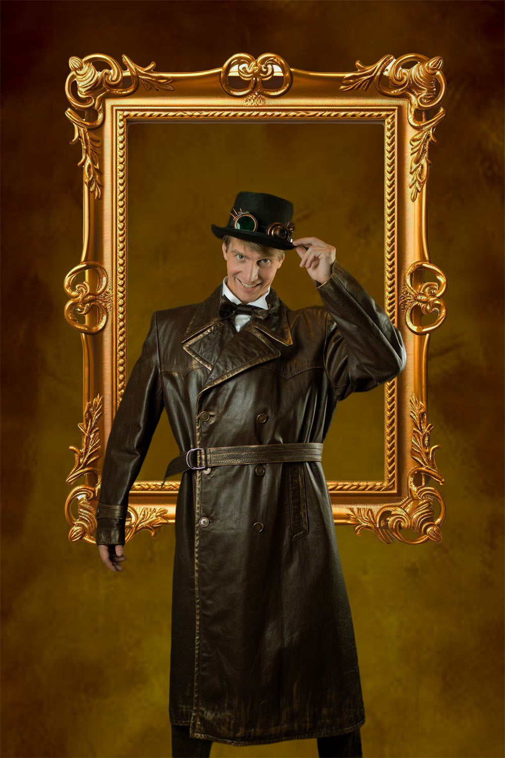 Esthero Art Vintage Métal Cadre Photo Rectangulaire Abstrait Toile de fond RR4-54