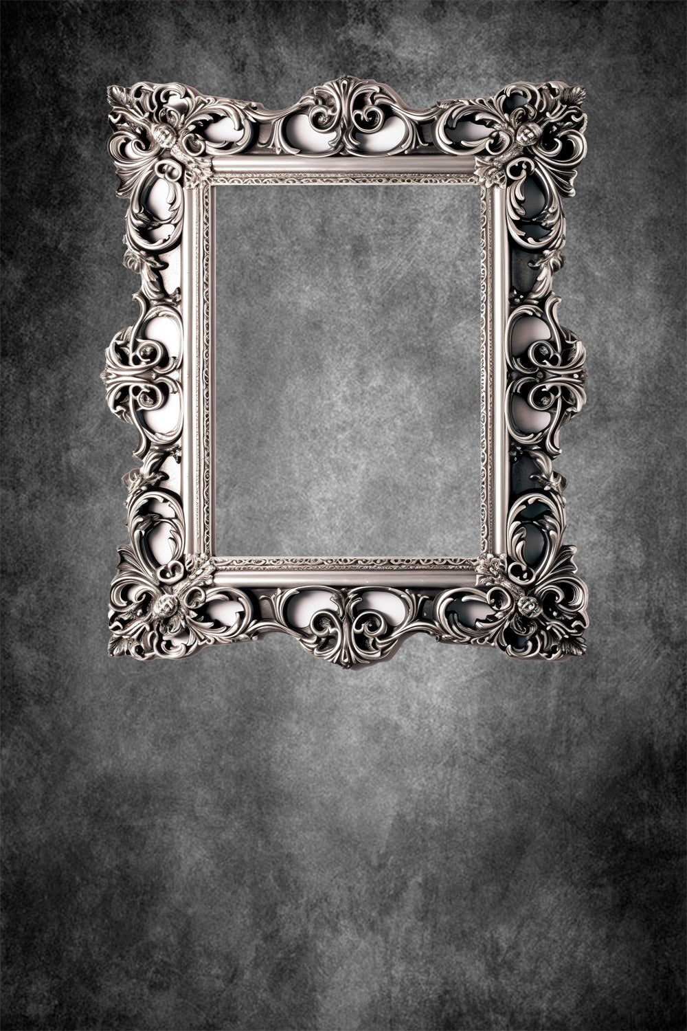 Esthero Art Classique Cadre Photo Rectangulaire Gris Abstrait Toile de fond RR4-58