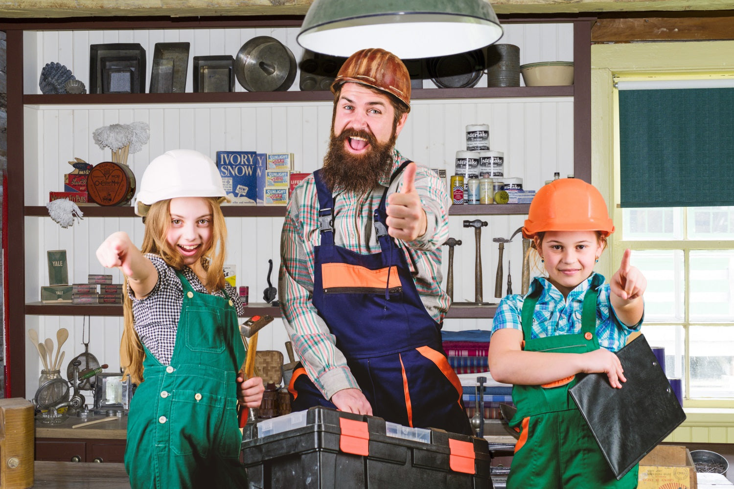 Toile de Fond Atelier Domestique pour la Fête des Pères RR5-15