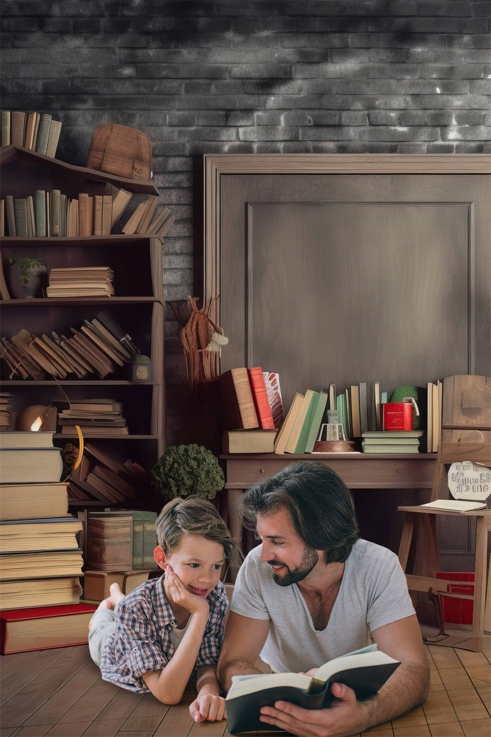 Toile de Fond Étude Vintage pour la Fête des Pères RR5-2