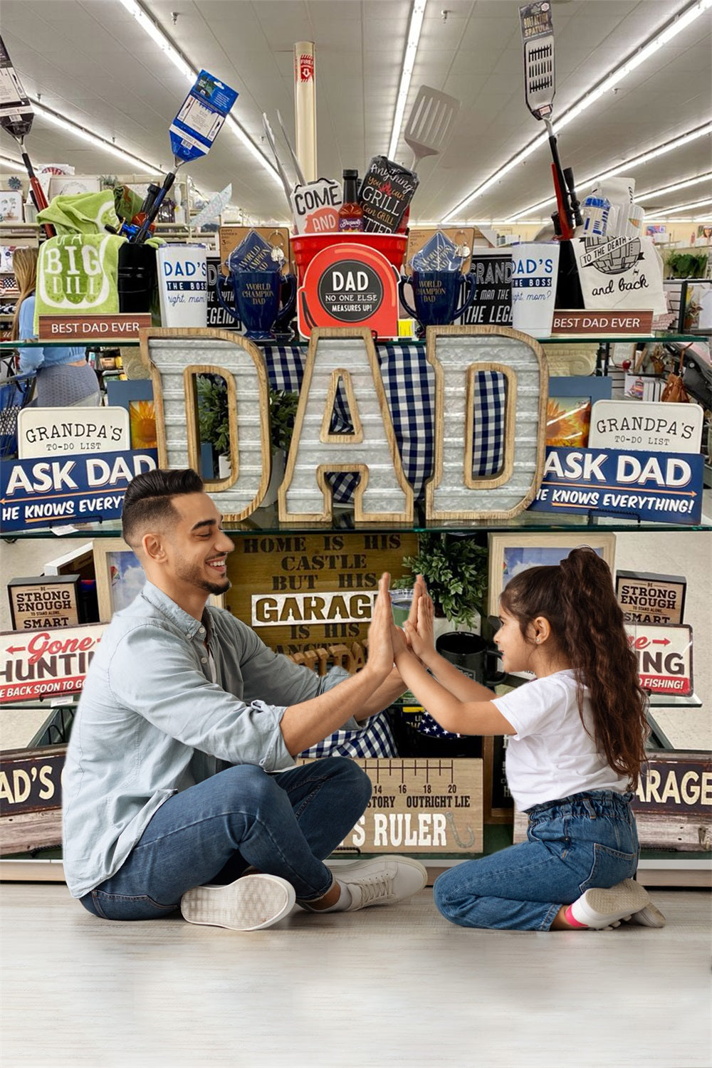 Toile de Fond Salle d'Outils de Garage pour la Fête des Pères RR5-25