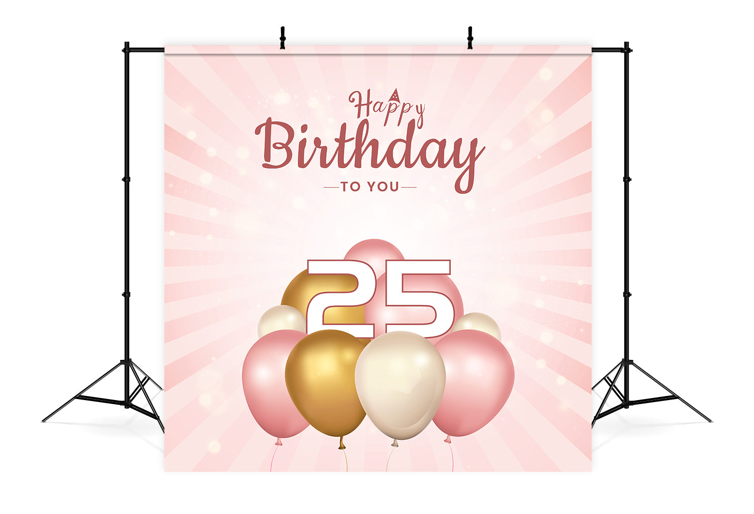 Toile de fond personnalisée pour célébration du 25ème anniversaire RR5-55