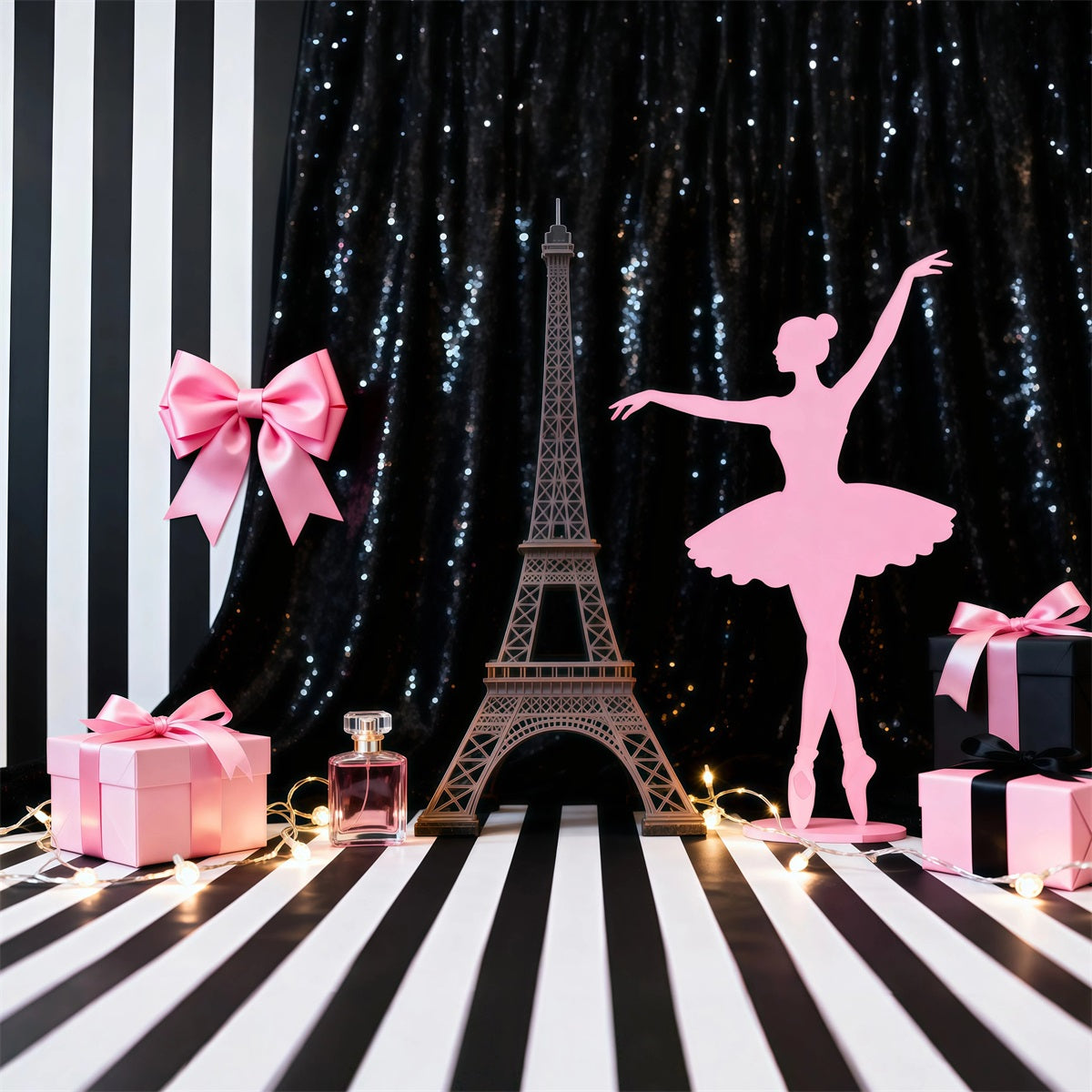 Fond Photo Paris Vitrine Cadeaux Ballet Chic RR61-52