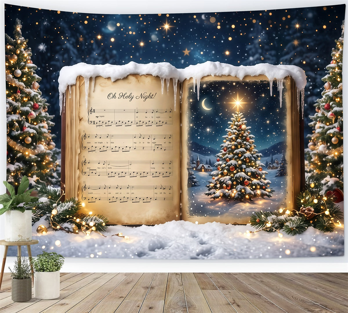 Fond Photo De Noël Joie Au Monde Chant De Noël RR610-13