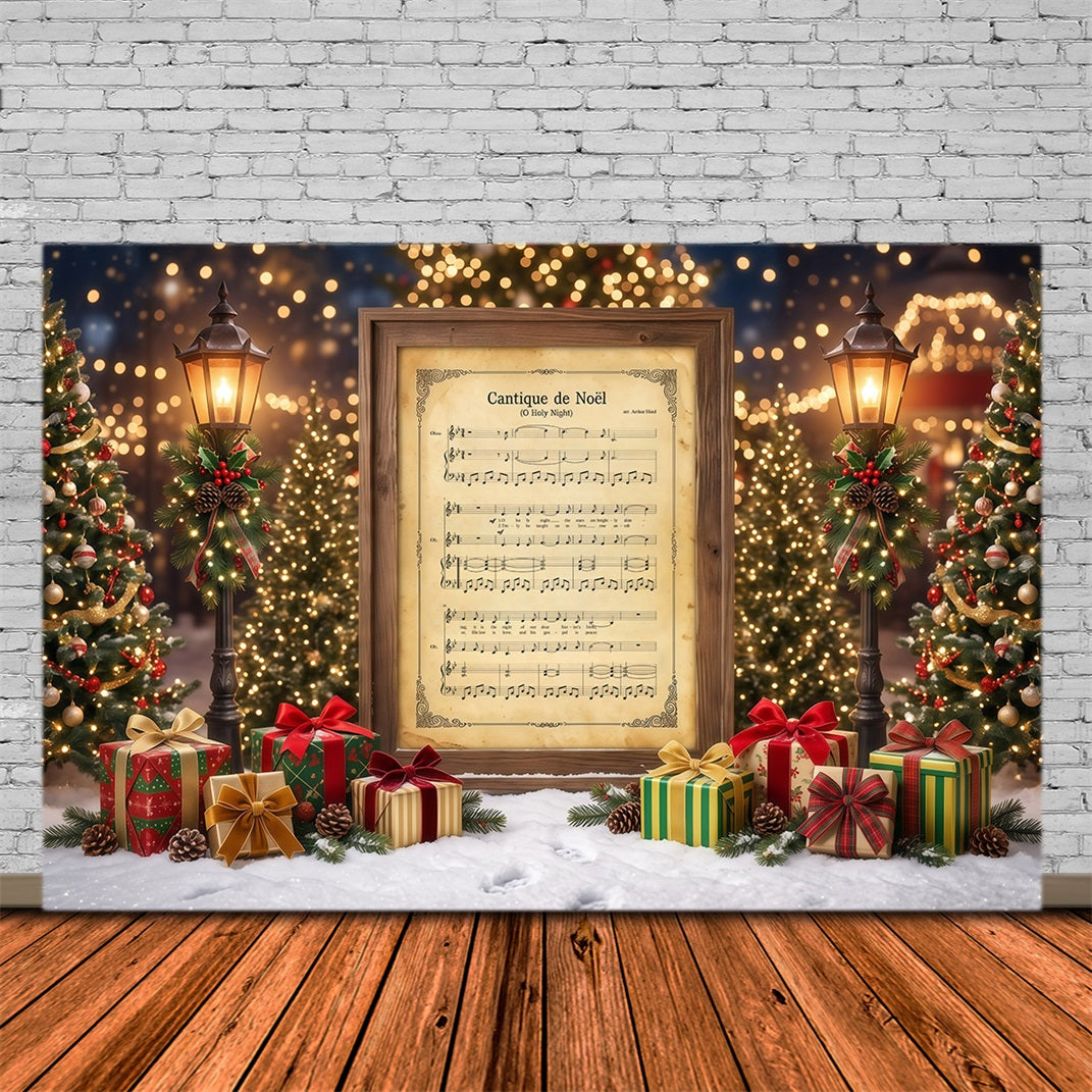 Fond De Noël Partition Vintage Chant Festif RR610-39