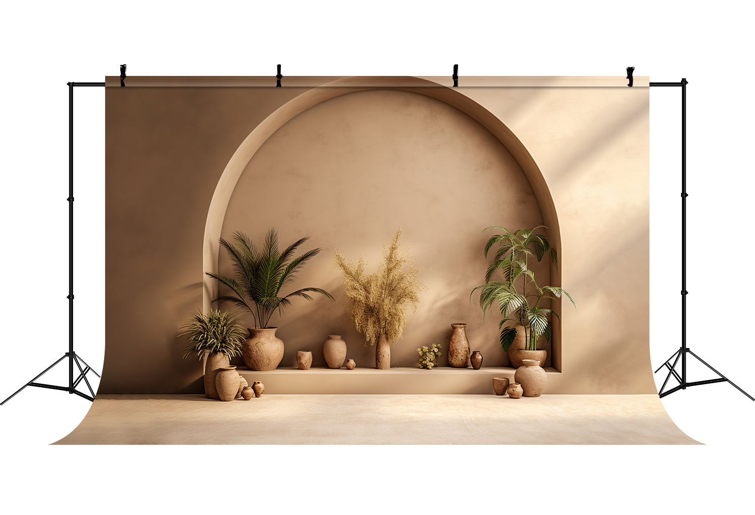 Oasis Chaude Boho Toile de Fond Photographique RR7-1