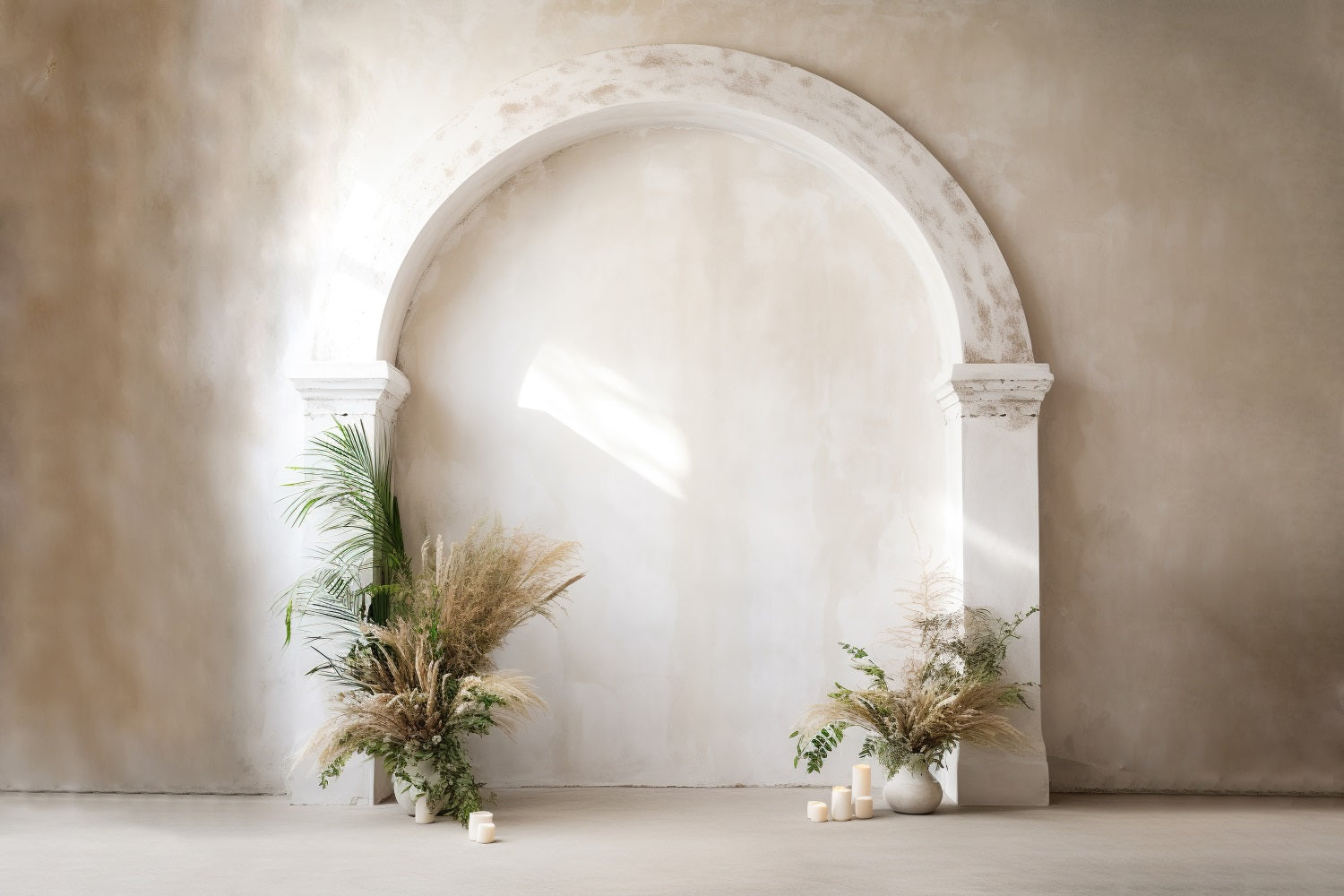 Élégance Rustique Boho Toile de Fond Photographique RR7-10