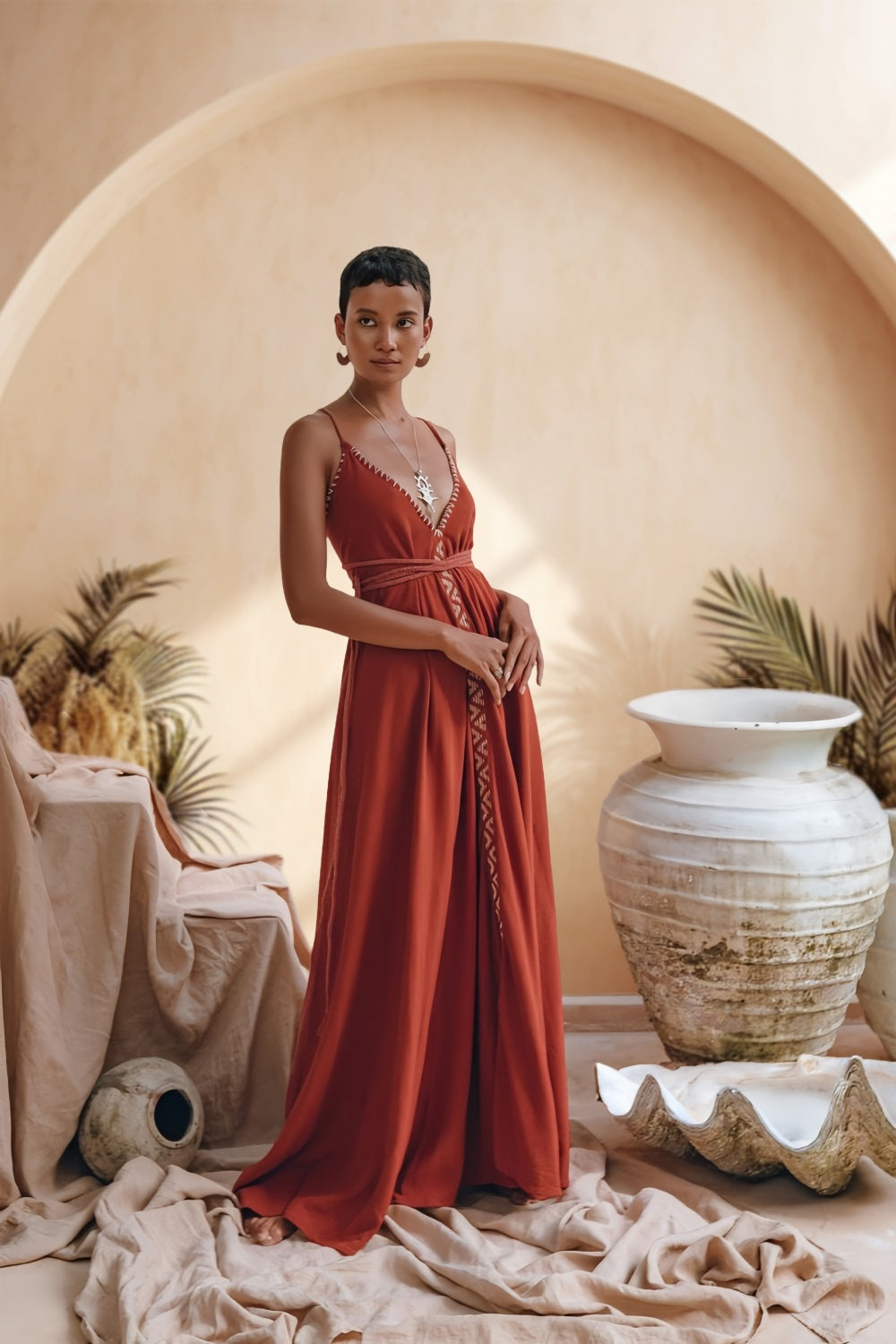 Harmonie Naturelle Boho Toile de Fond Photographique RR7-11