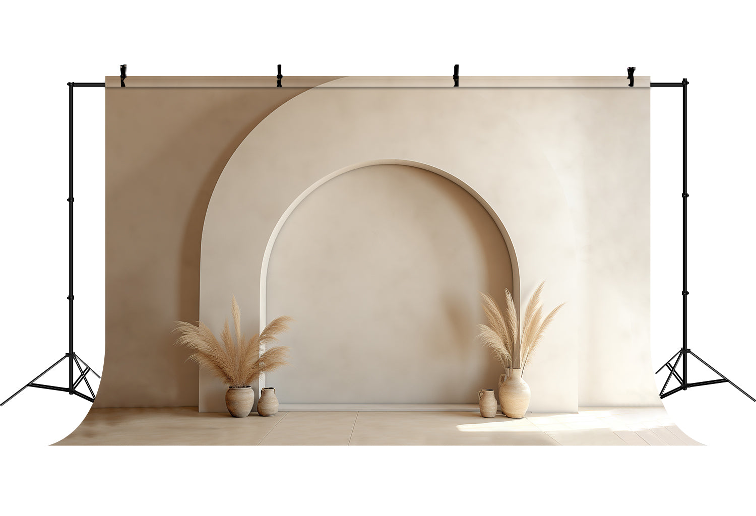 Arc Calme Boho Toile de Fond Photographique RR7-12