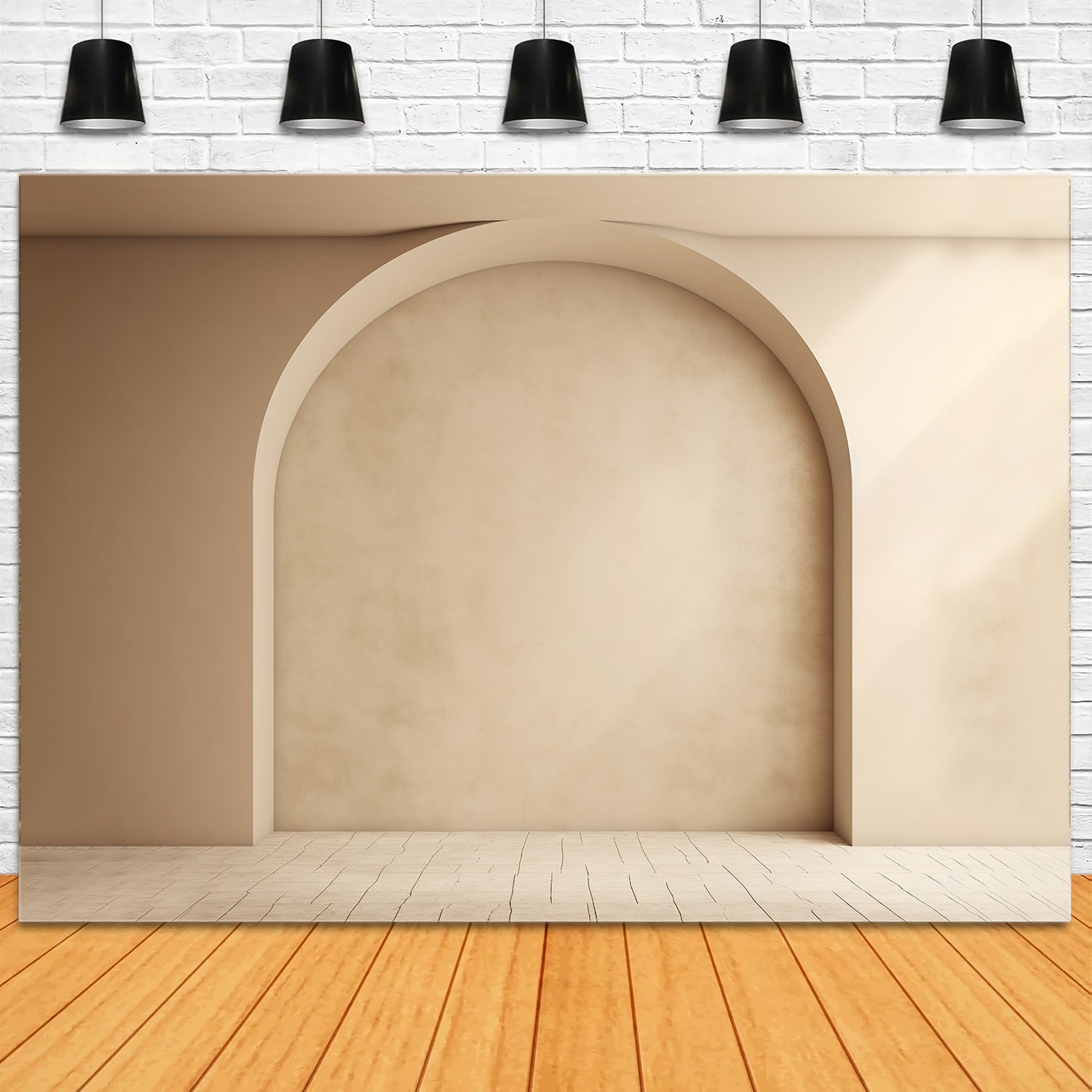 Arc Minimaliste Boho Toile de Fond Photographique RR7-17