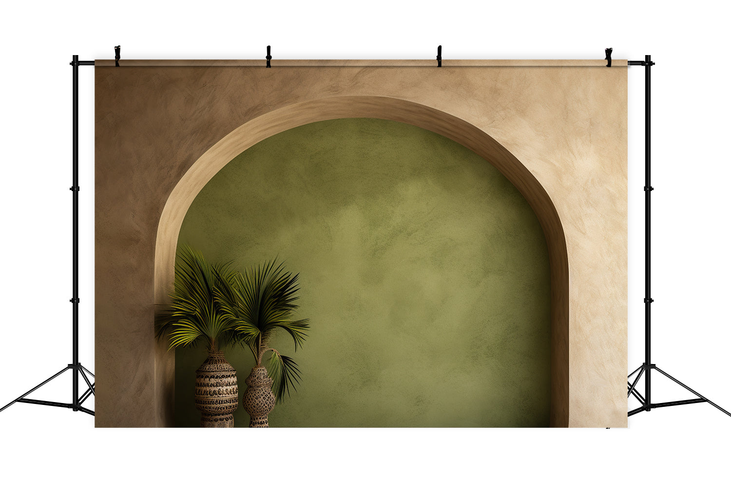 Béatitude Botanique Boho Toile de Fond Photographique RR7-21