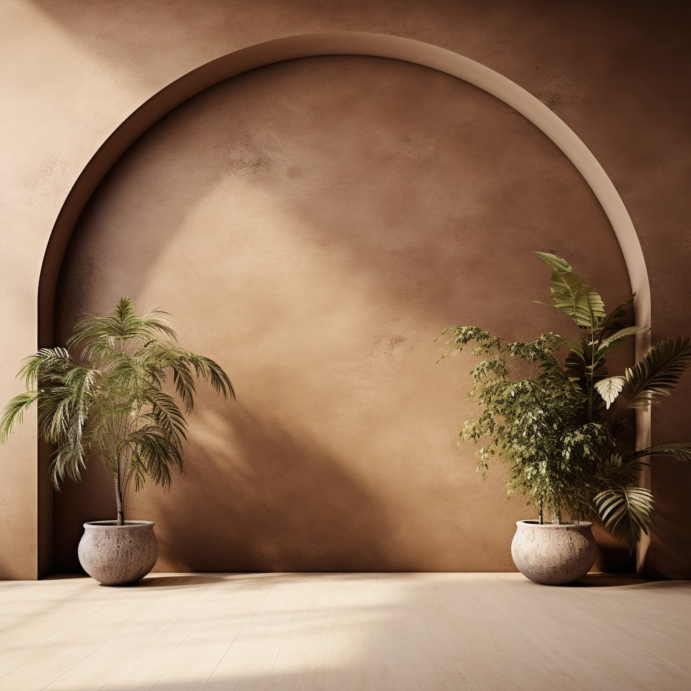 Élégance Terrestre Boho Toile de Fond Photographique RR7-24