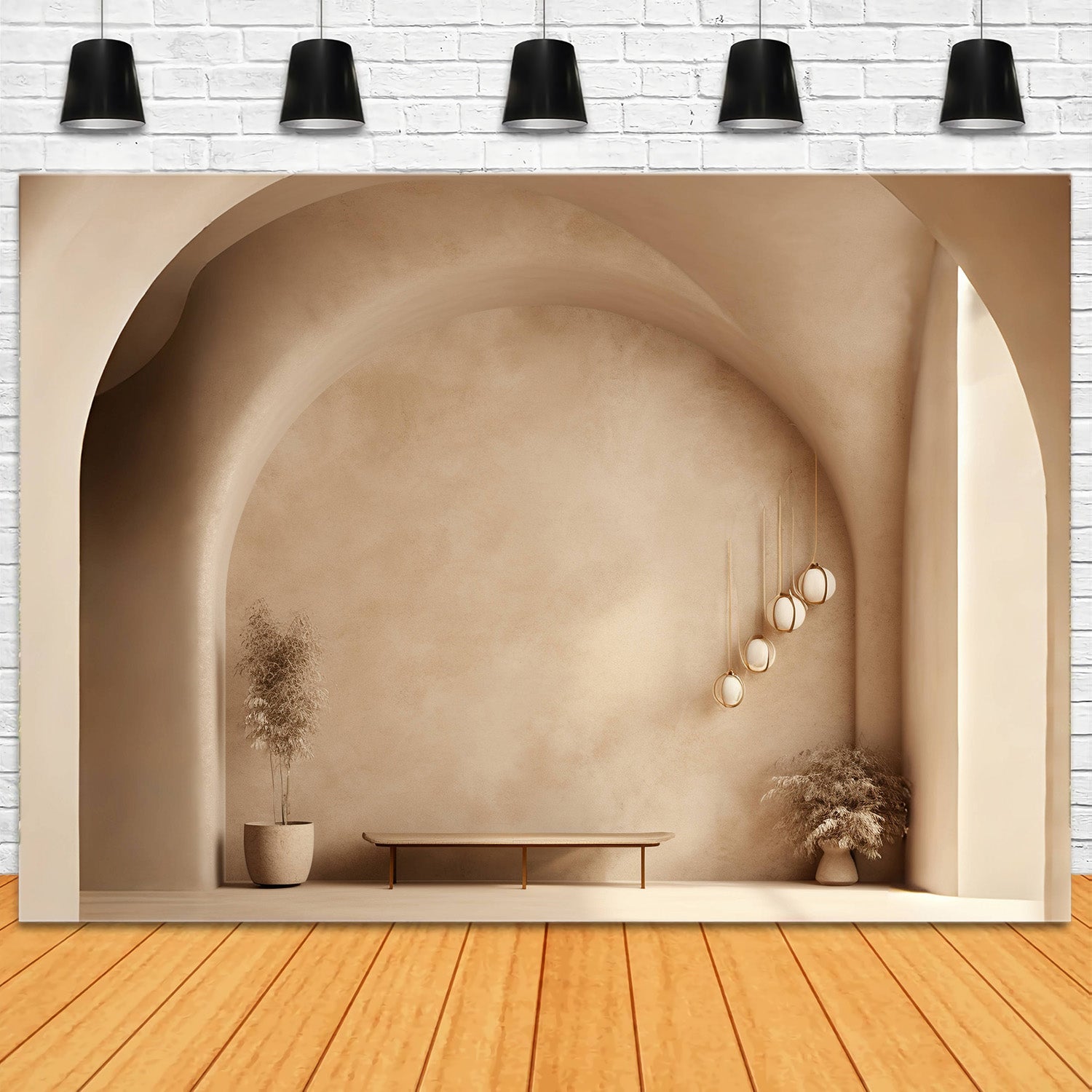 Harmonie Douce Boho Toile de Fond Photographique RR7-25