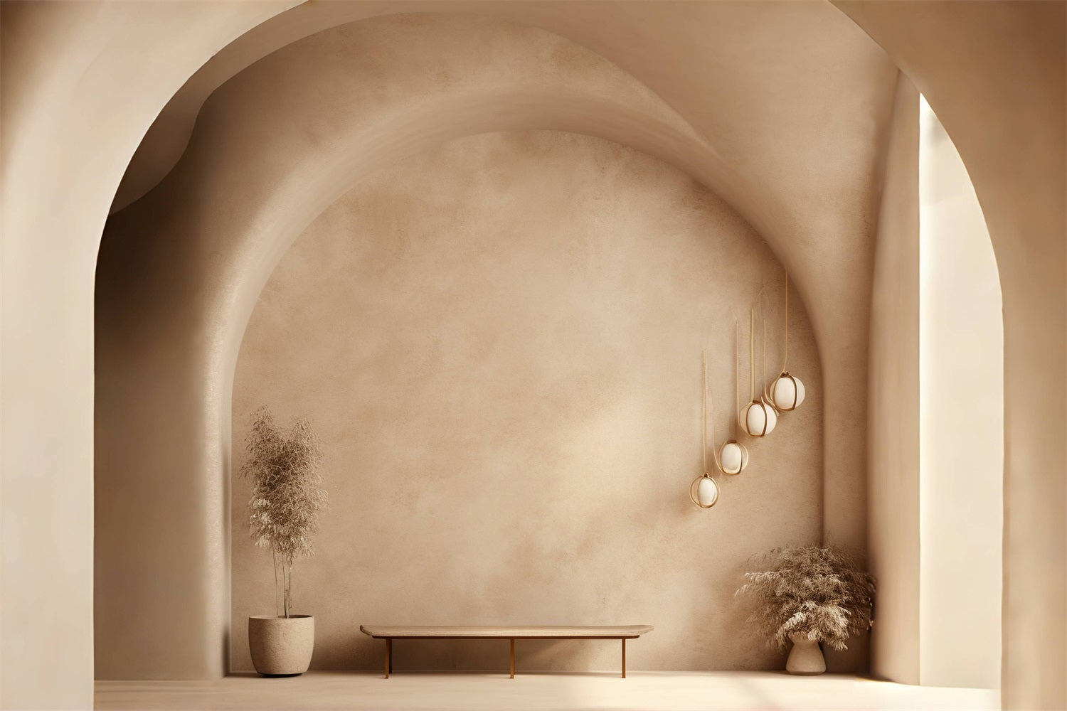 Harmonie Douce Boho Toile de Fond Photographique RR7-25