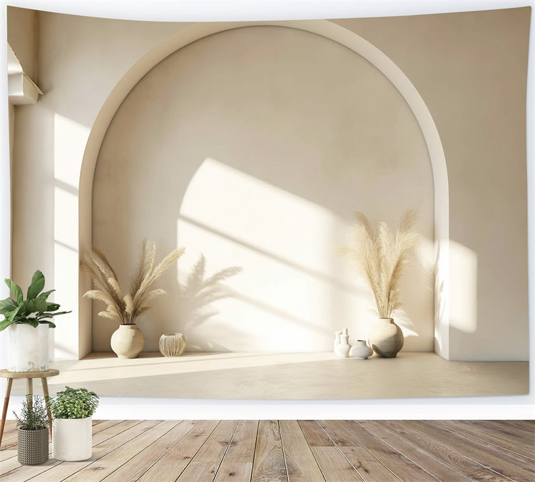 Minimaliste Lumineux Boho Toile de Fond Photographique RR7-6