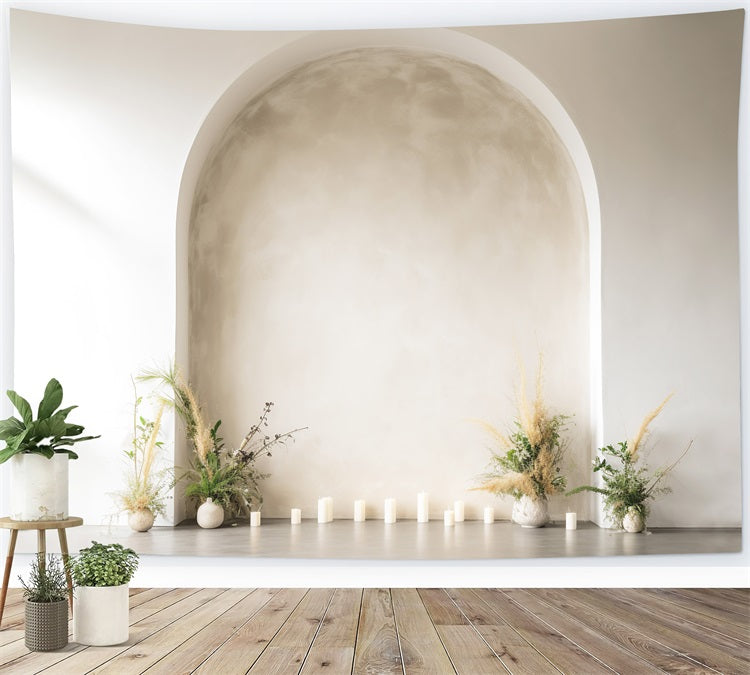 Arc de Sérénité Boho Toile de Fond Photographique RR7-7