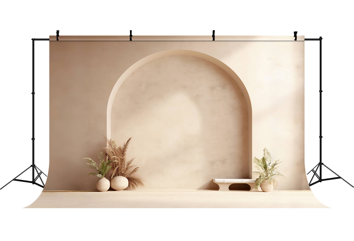 Arc Tranquille Boho Toile de Fond Photographique RR7-8