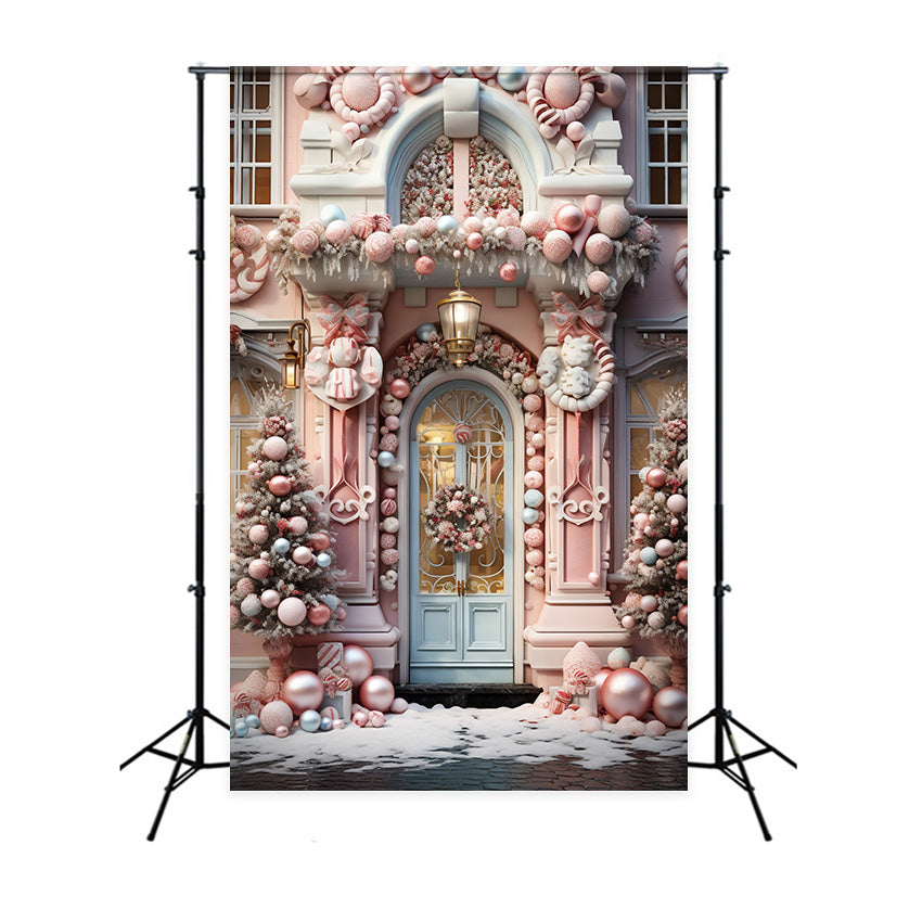 Toile de Fond Magique de Porte de Bonbonnière de Noël RR8-190