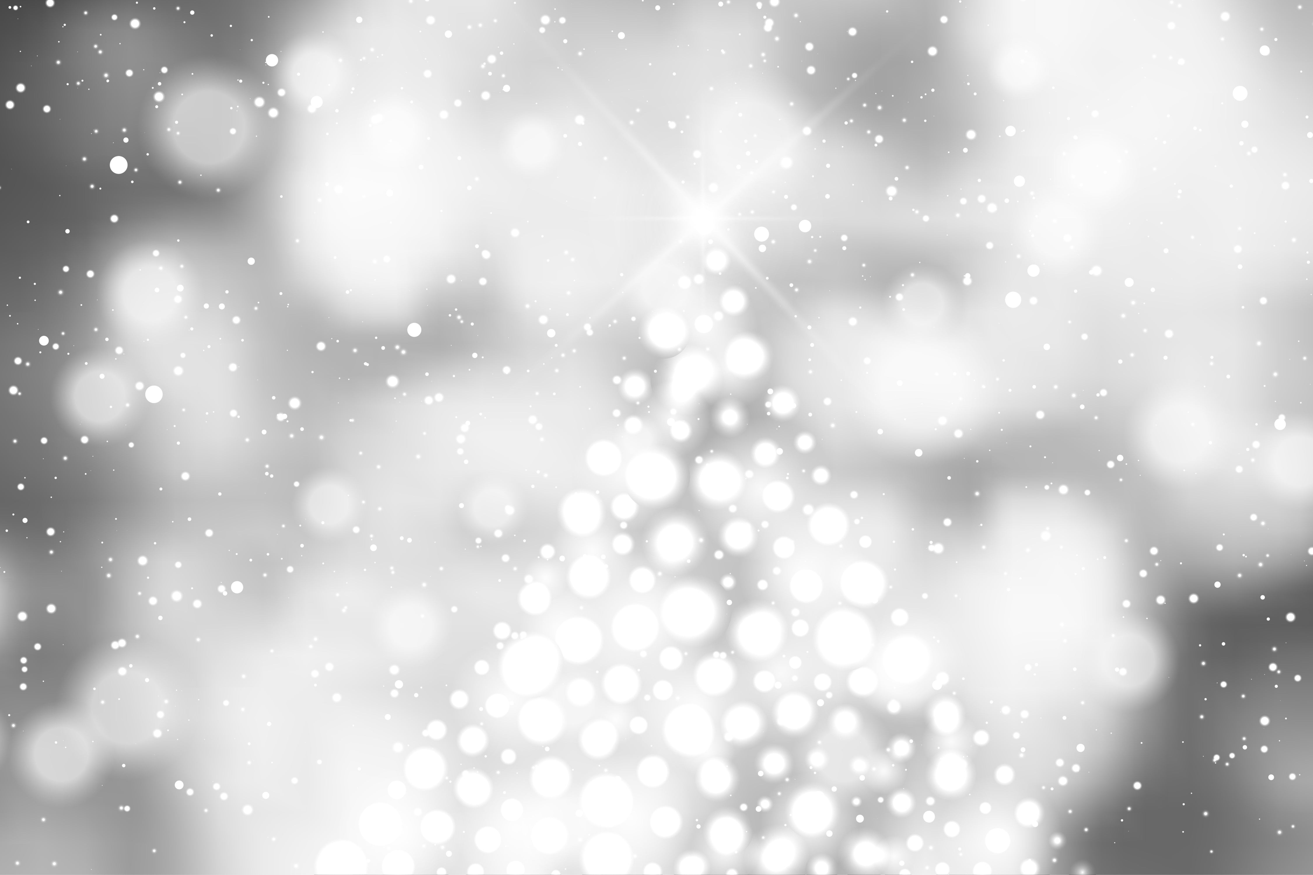 Toile de fond flocon de neige gris de Noël RR8-273