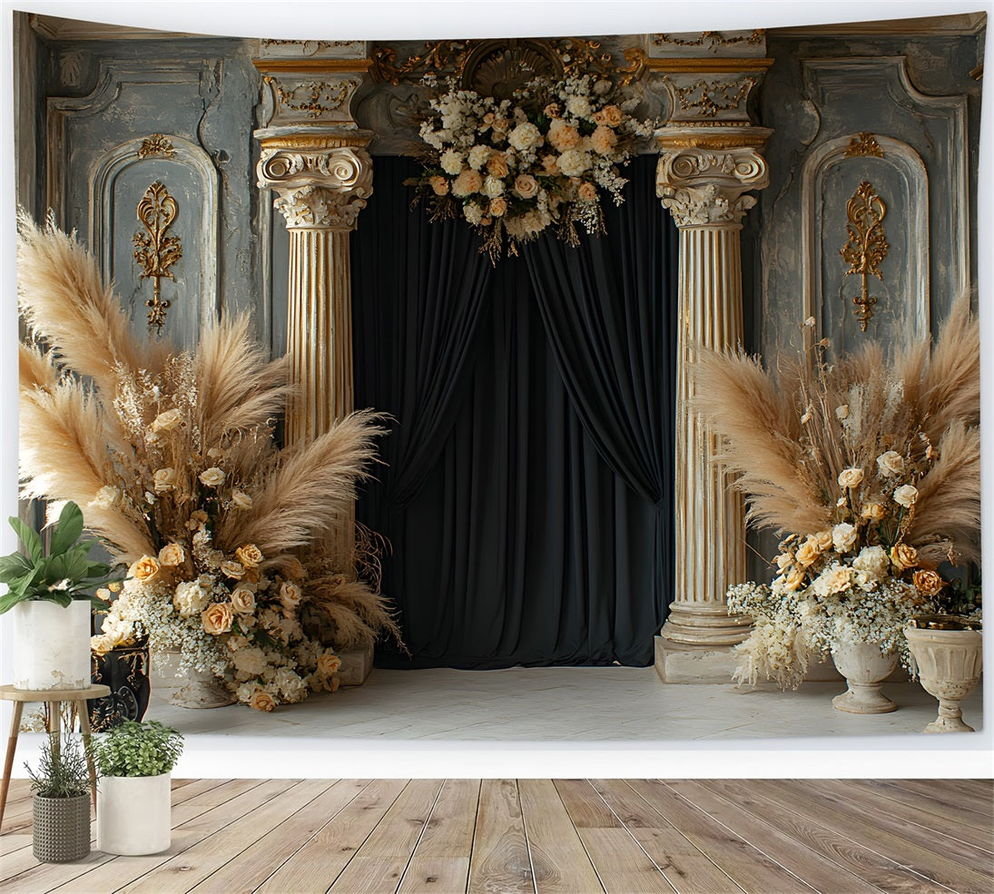 Toile de Fond Sables Sérénes et Tons Blush RR8-497