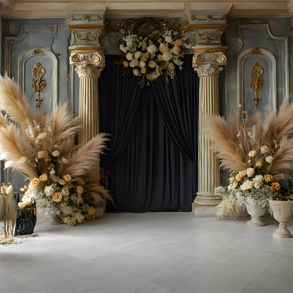 Toile de Fond Sables Sérénes et Tons Blush RR8-497