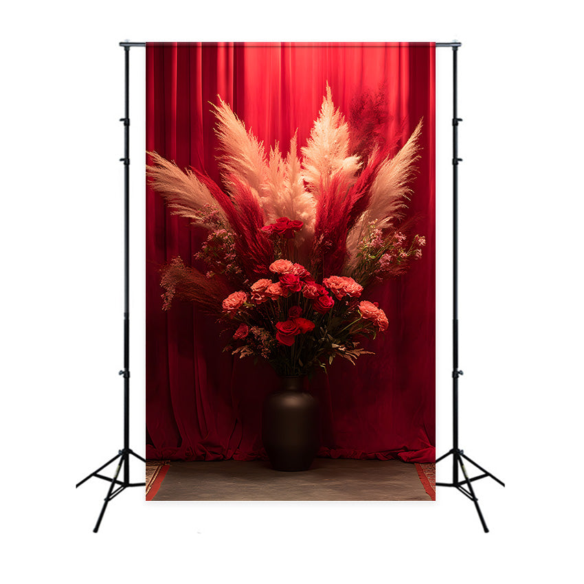 Toile de Fond Récolte de Citrouilles à l’Heure Dorée RR8-515