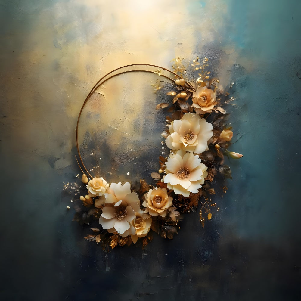 Toile de Fond Rêve Bohème avec Attrape-Rêves et Roses RR8-518