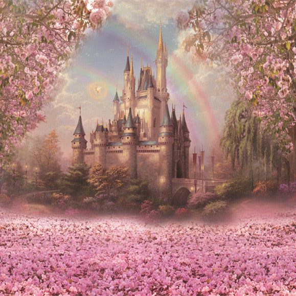 Toile de fond de fleurs roses fantastiques pour la photographie S-2711